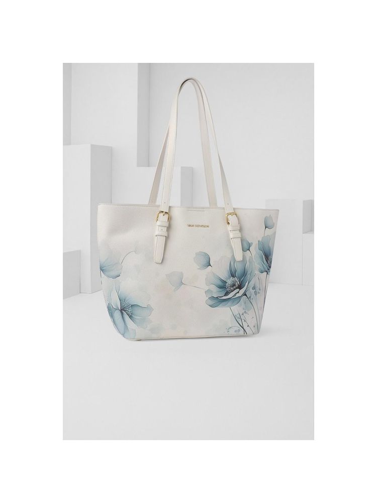 Van Heusen Women White Printed Casual Handbag-picture-11