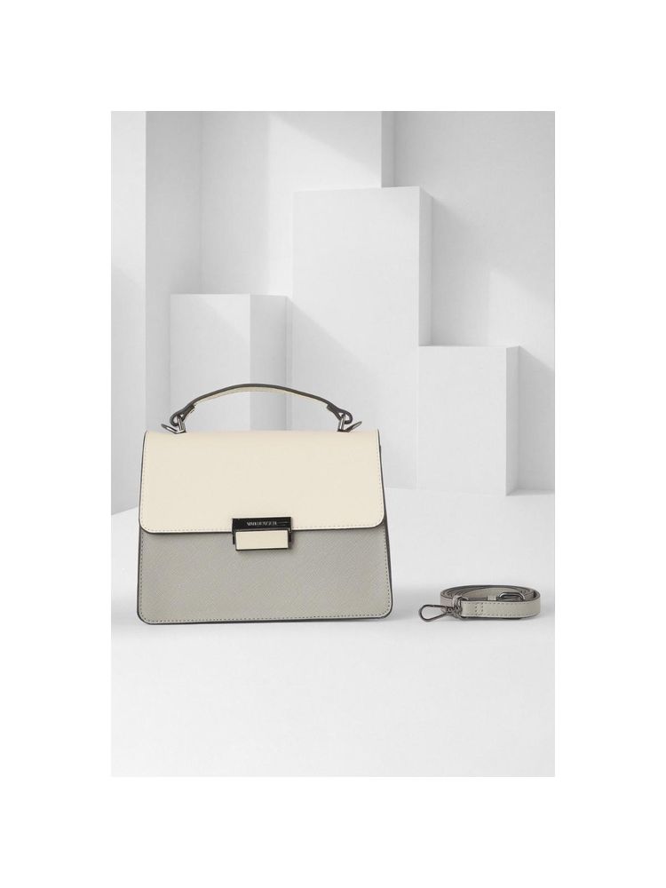 Van Heusen Women Grey Colorblock Casual Handbag-picture-37