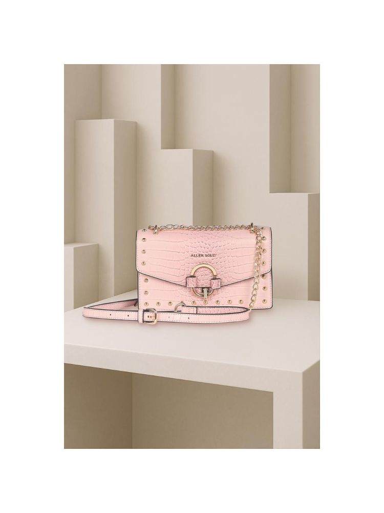 Allen Solly Women Pink Casual Sling Bag With Detachable Strap-picture-15