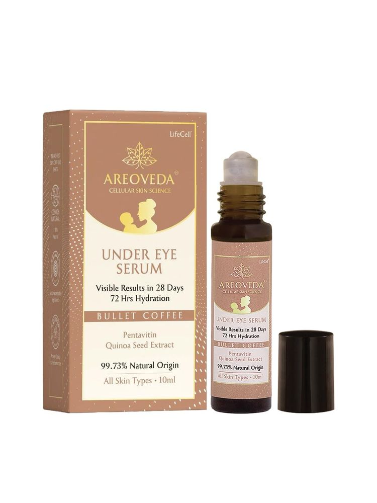 AreoVeda Under Eye Serum, Quinoa Seed Extract & CryoCoffee, Visibly Reduces Dark Circles, Puffiness-picture-14