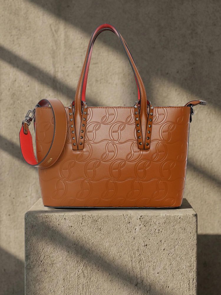 ESBEDA Tan Pu Textured Handbag with Detachable Strap-picture-19
