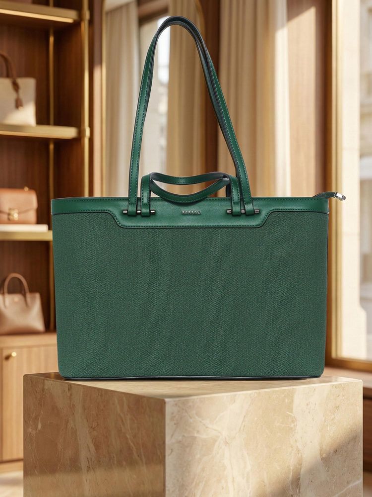 ESBEDA Green Pu Solid Handbag-picture-17