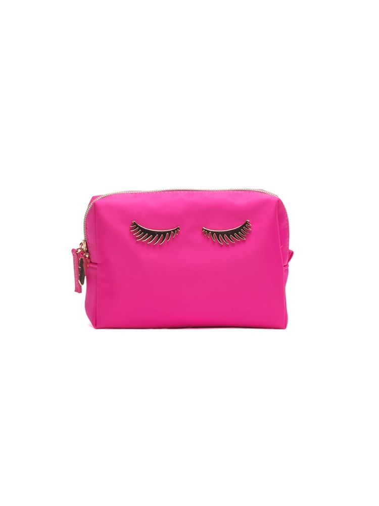 Colorbar Lips & Lashes Small Pouch - Neon Pink