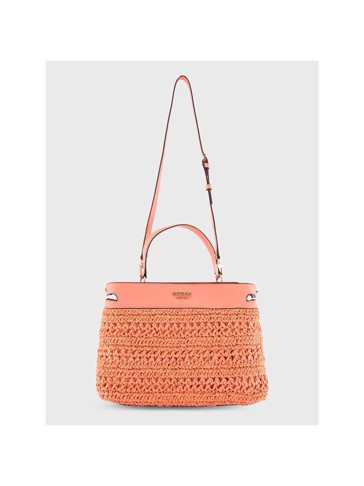 guess fashion Guess Liguria Satchel - Rust-picture-28