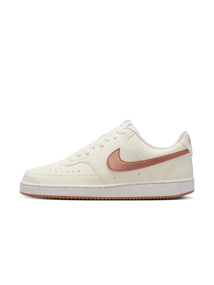 Nike Court Vision Low Next Nature Women White Basketball Shoes