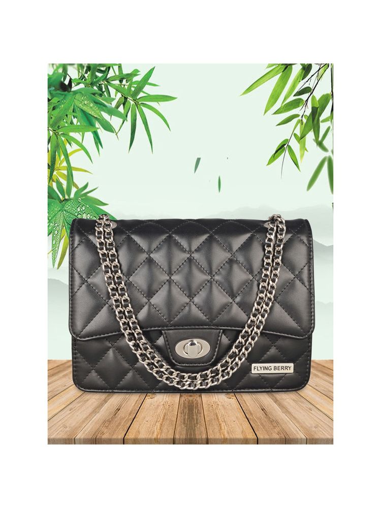 FLYING BERRY Womens Black Sling Bag-picture-22