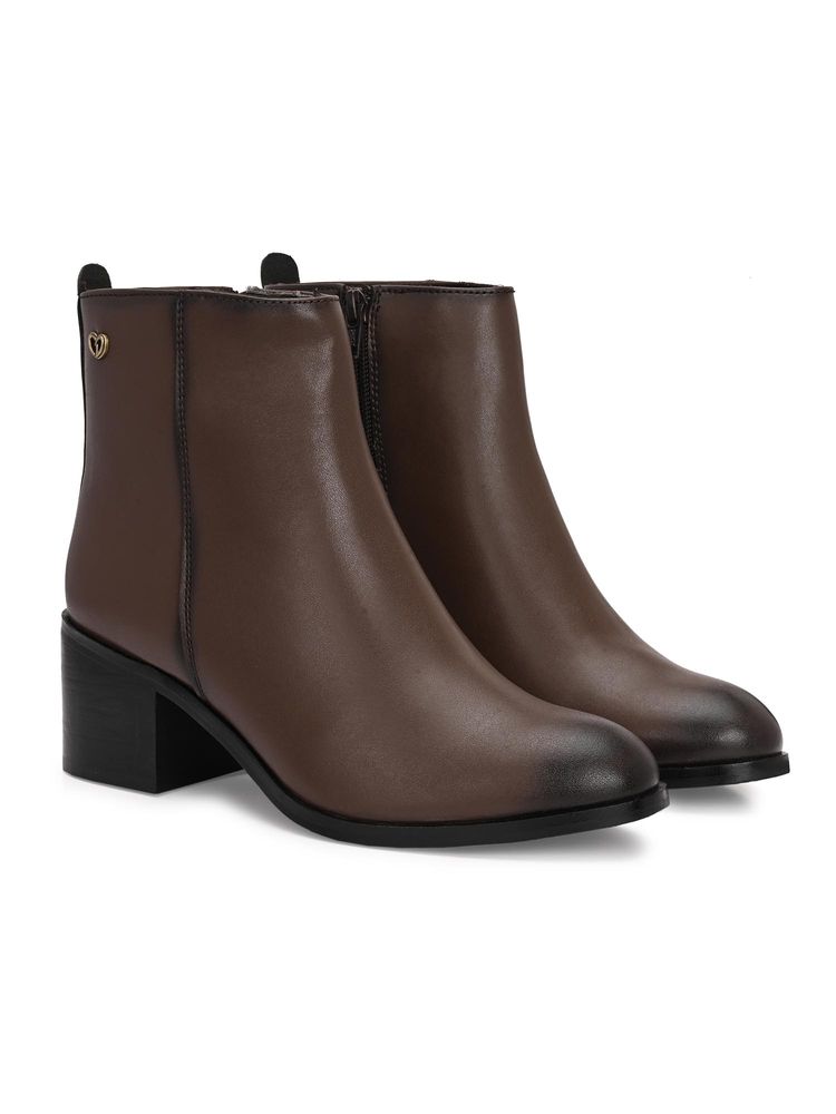 Delize Womens Brown Casual Boots-image-35