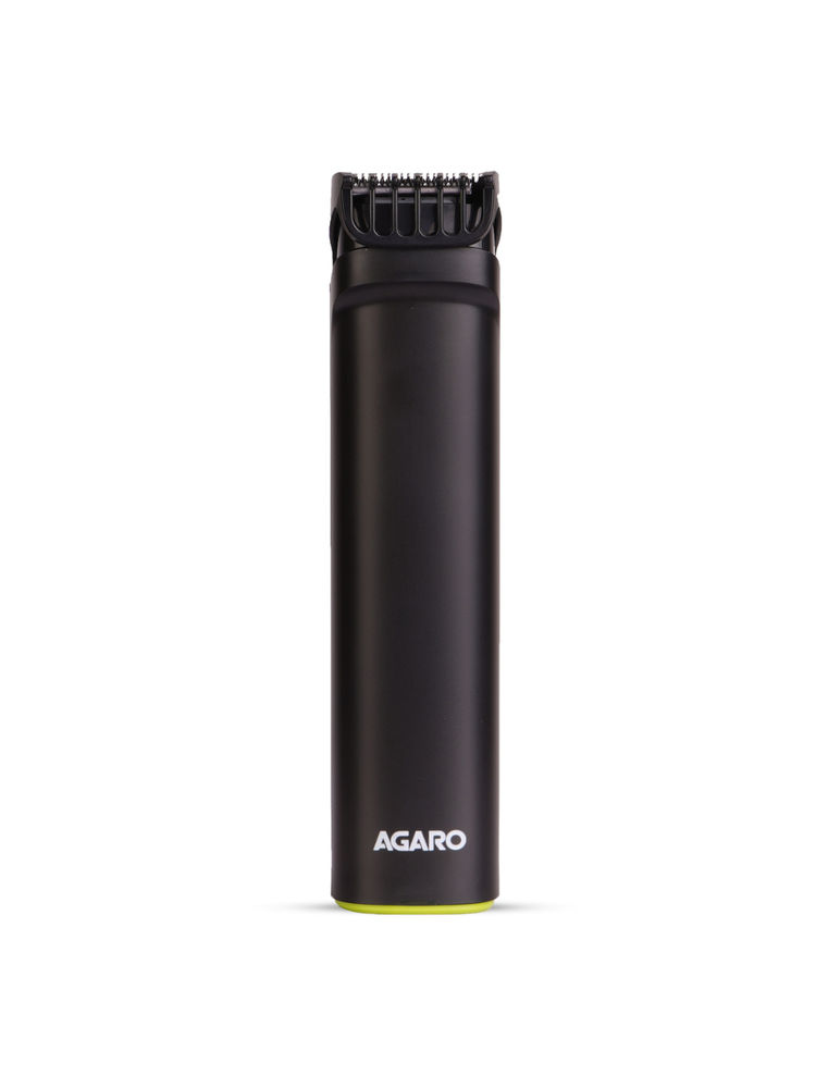 AGARO MT 8001 Beard Trimmer for Men | 60min Run Time, USB Charge, 20 Length Settings, Black