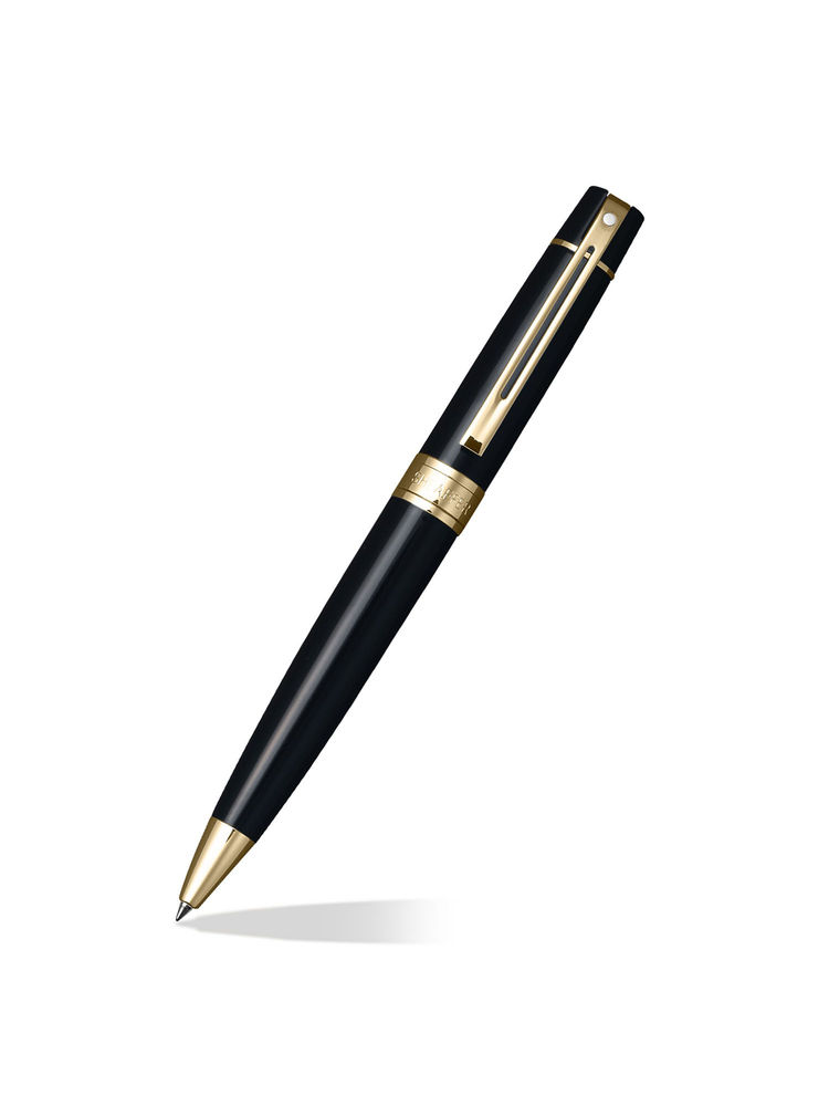 Sheaffer 9325 Gift 300 Ballpoint Pen - Glossy Black with Gold Tone Trim-image-23