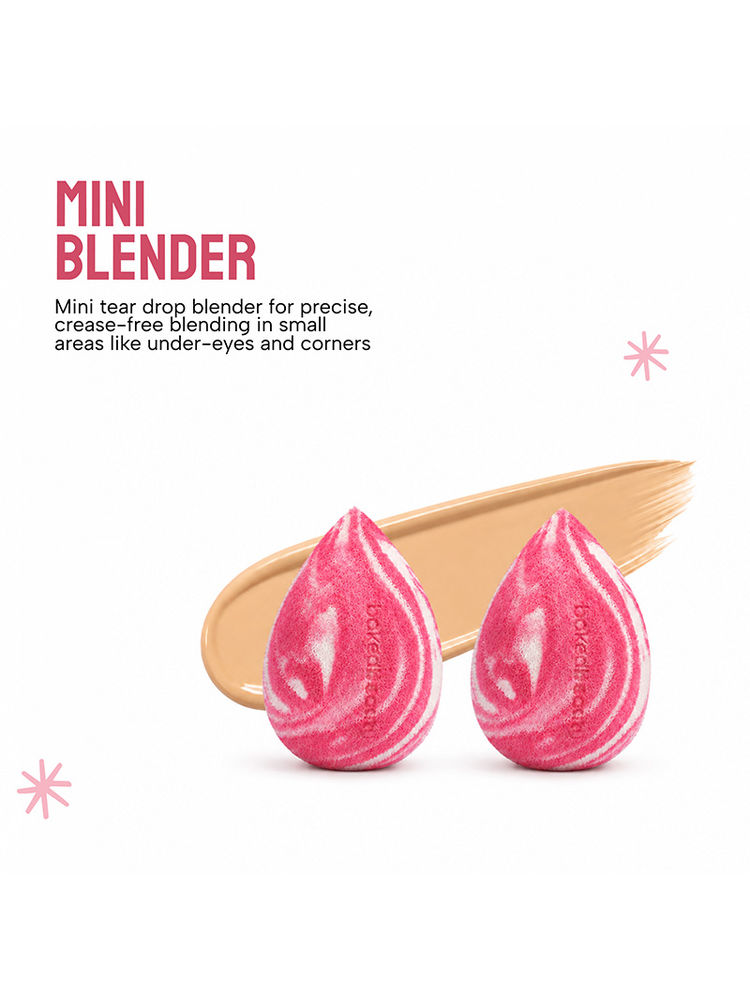 Baked Beauty Photo Perfect Velvet Blend Makeup Blender - Mini Tear Drop - Pack Of 2-image-35