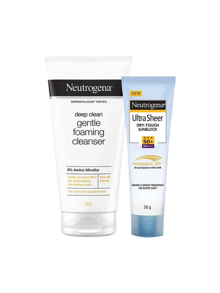 Neutrogena Gentle Cleanser + Sunscreen Duo