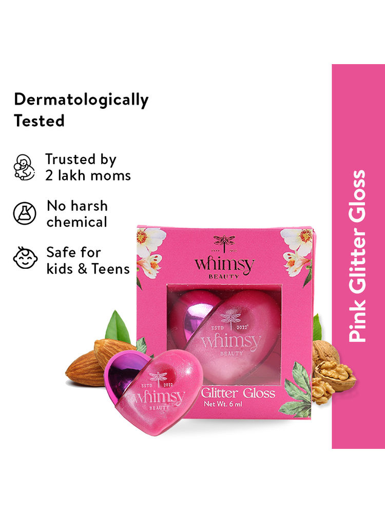 Whimsy Beauty Pink Glitter Gloss-image-5