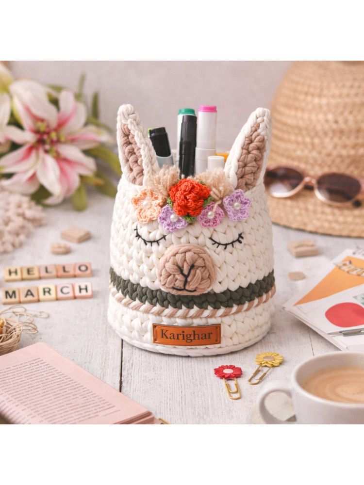 Karighar Little Llama Stationery Holder