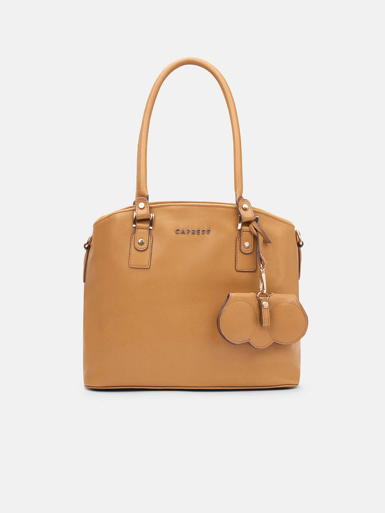 Caprese Women Mustard Shoulder Bag with Detachable Strap and Sunglass Case (M)-image-27