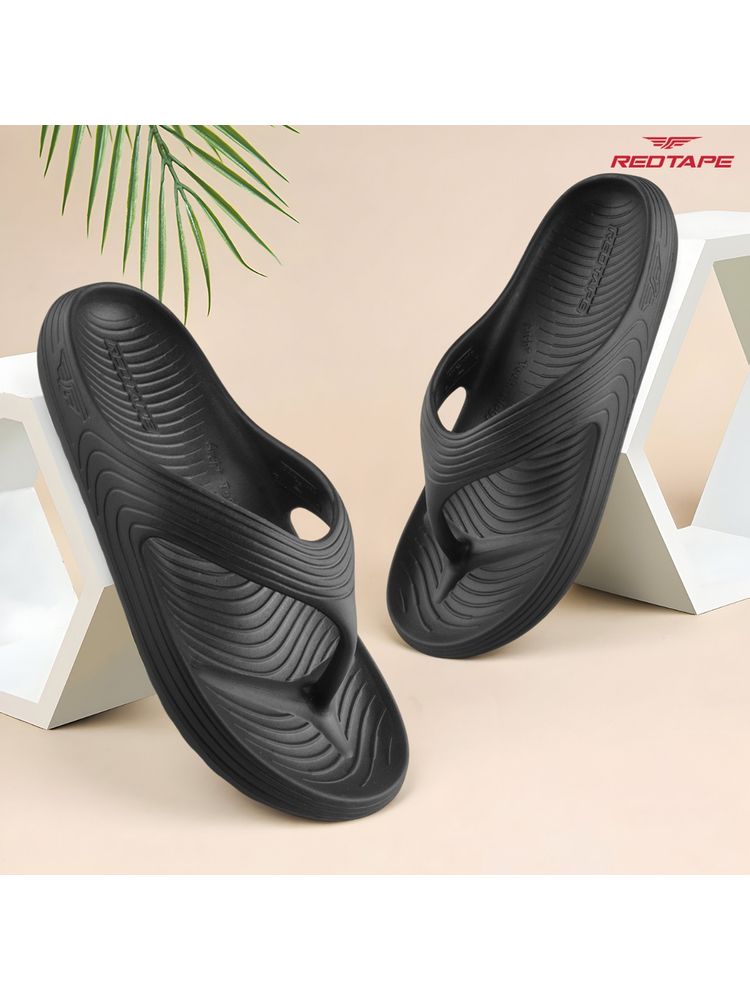 Red Tape Women Black Eva Comfort Flipflops-picture-19