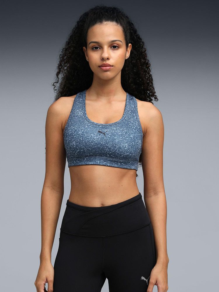 Puma 4Keeps Womens Padded Training Bra - Blue-picture-24