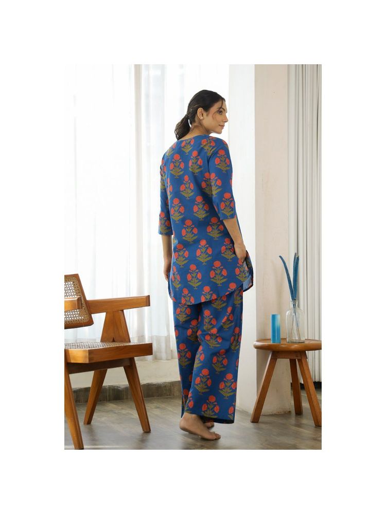 sanskrutihomes SAY Women Pure Cotton Night Suit (Set of 2)-picture-29