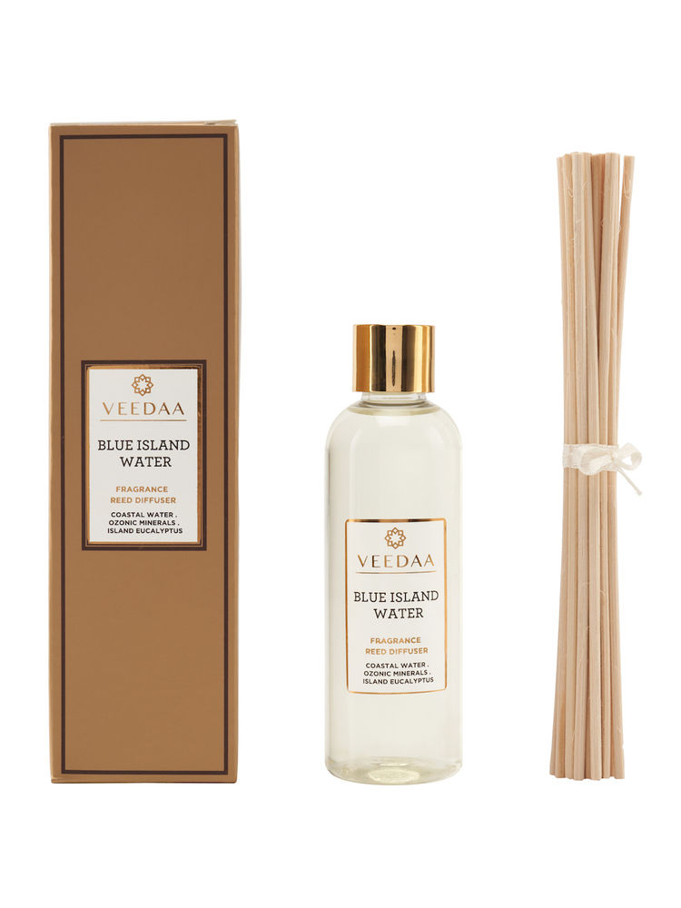 Veedaa Candles Blue Island Water Diffuser Oil Refill & Reeds Set-picture-27