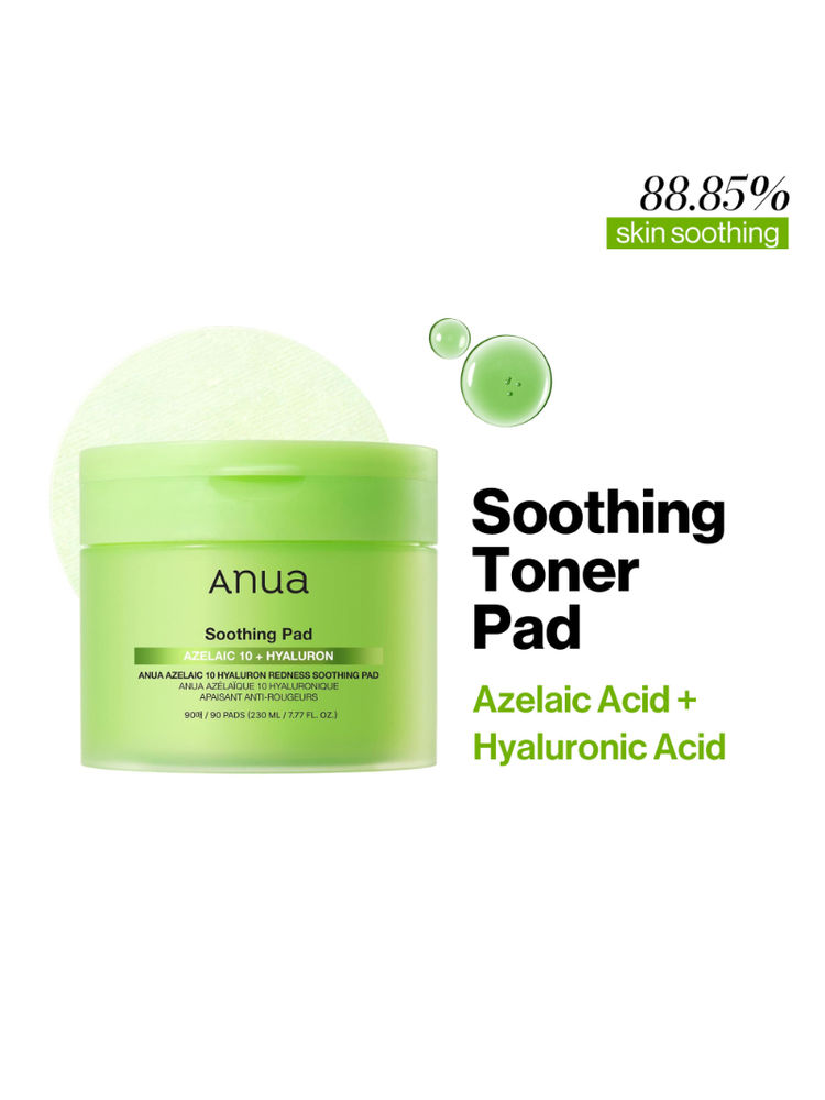 Anua Azelaic 10 + Hyaluron Redness Soothing Pad-image-36