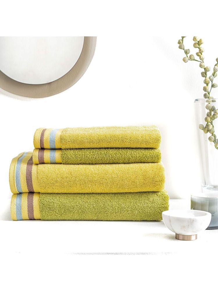 DDecor Live Beautiful, 500 GSM, Pack of 2 Bath Towels and 2 Hand towels Set For Gifting, Multi-image-9