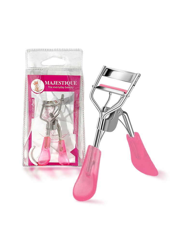 Majestique Silicone Eyelash Curler For Dramatic Long Lasting Seamless Curls (Color May Vary)