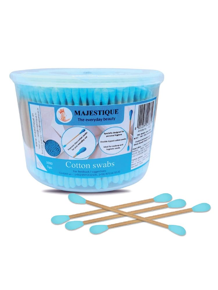 Majestique 500-Swab Ear Cleaner Buds, Eco-Friendly And Multi-Functional Cotton Swab Stick-image-19