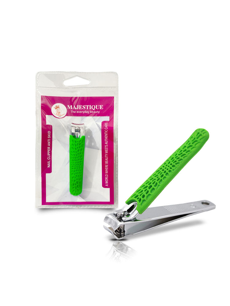 Majestique Stainless Steel Nail Clipper - Nail Cutting - Color May Vary-picture-48