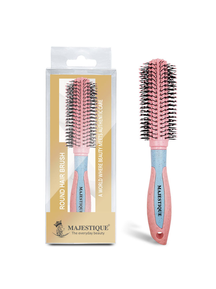 Majestique Roller Hair Brush for Blow Drying & Hair Styling - Nylon Bristles - Color May Vary-image-27