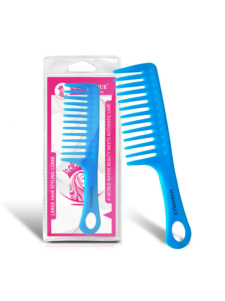 Majestique Handle Wide Tooth Comb for Curly Hair, Long Hair - Color May Vary-picture-19