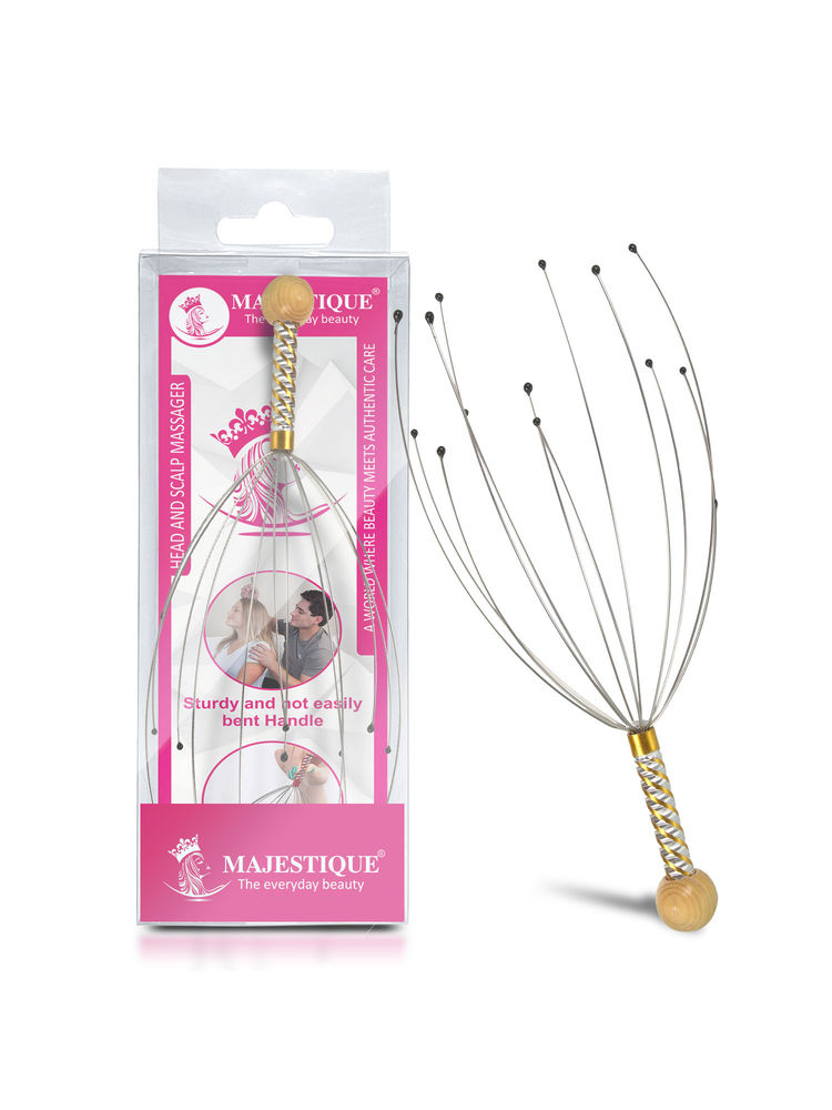 Majestique Scalp Massager for Handheld Head Massage Tingle - Stress Relief - Color May Vary