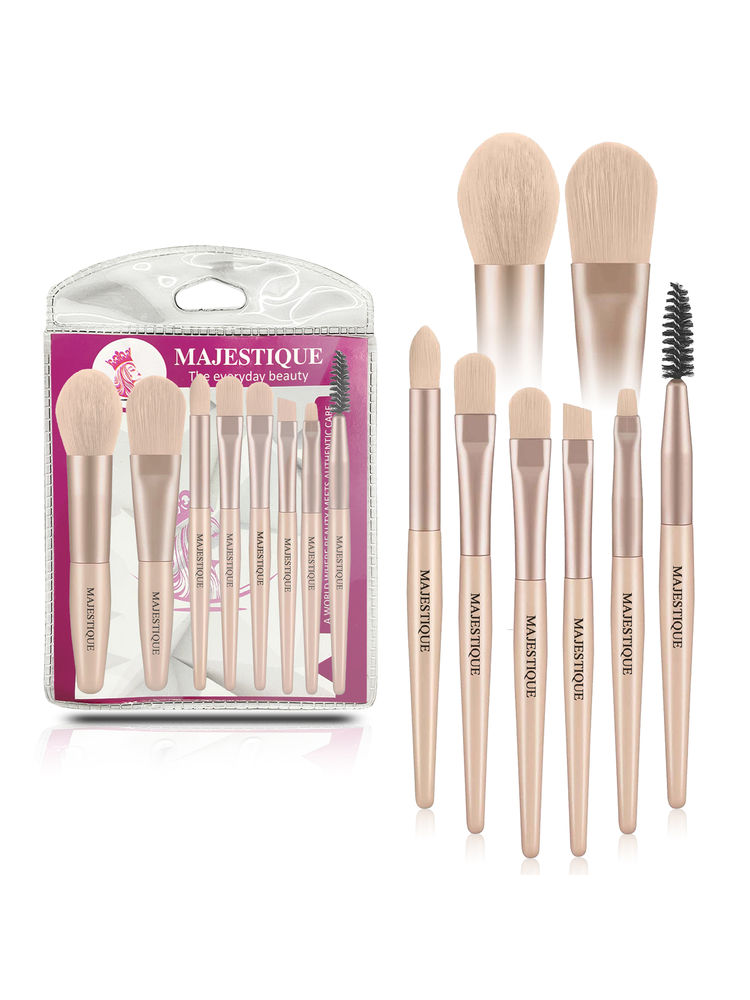 Majestique Makeup Brush Collection Set Color May Vary