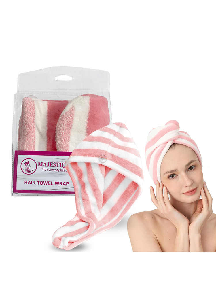 Majestique Hair Towel Wrap - Colour May Vary