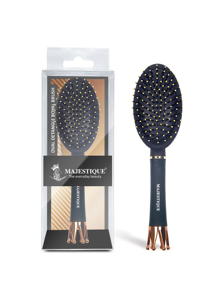 Majestique Crown Series Oval Shape Wet Brush HR153 Smoothing Detangling-picture-19