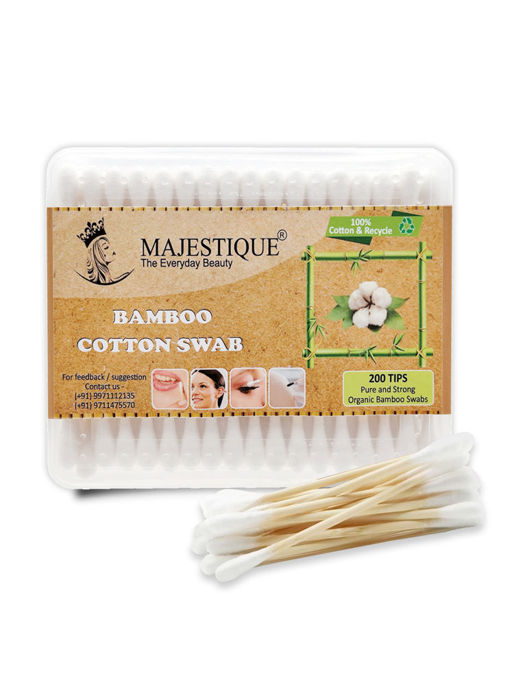 Majestique Bamboo Cotton Swabs