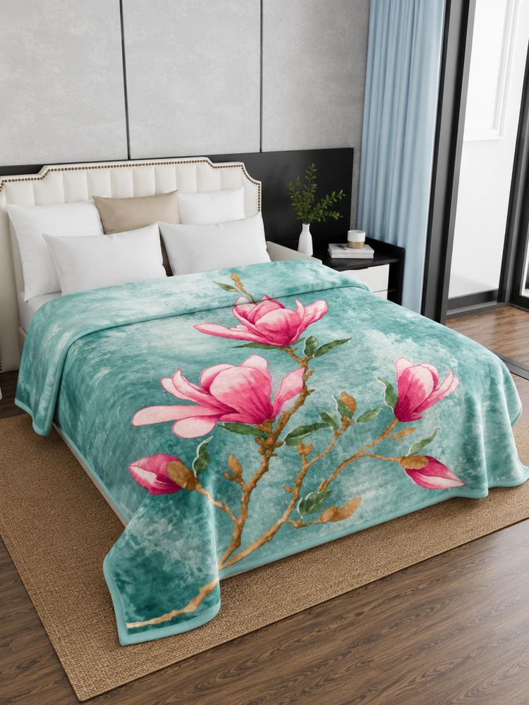Signature Double Bed All Weather Blanket - Teal-image-36