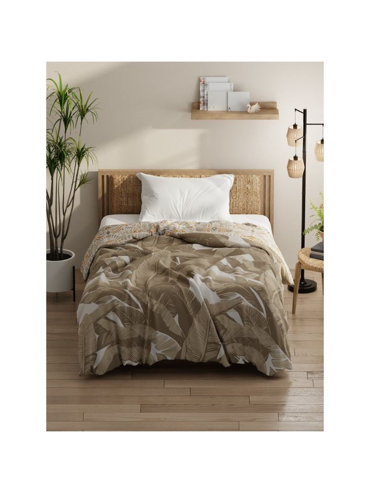 KOPA Bamboo Micro Single Bed Comforter (Denim Cotton Feel) Sand Beige (Single)-image-4