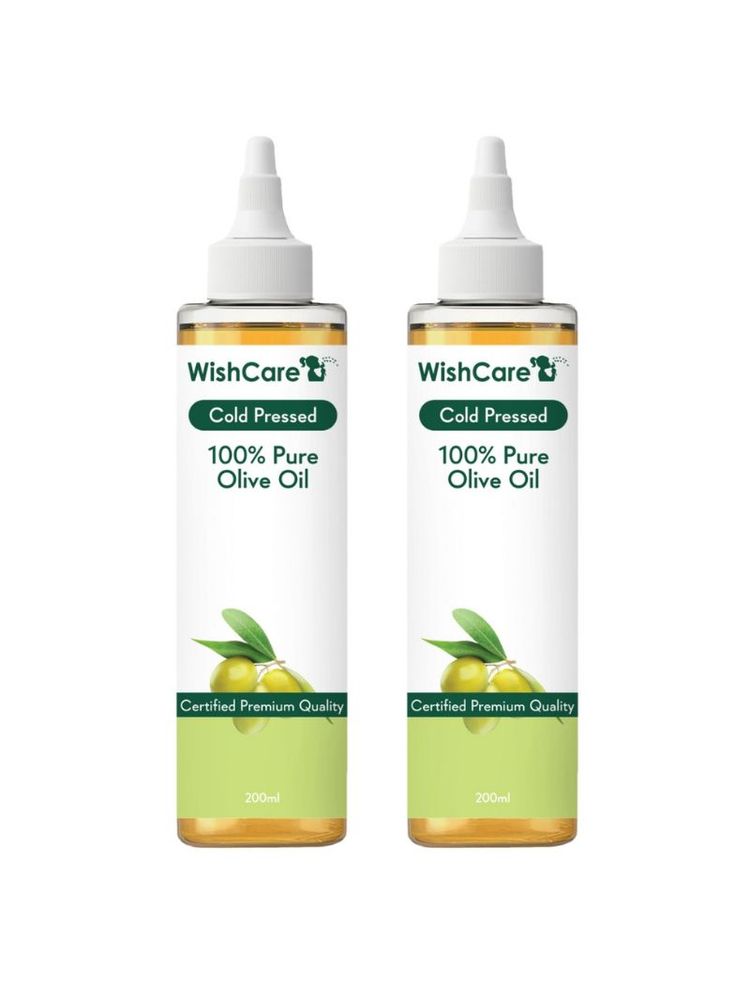 Wishcare 100% Pure Cold Pressed Olive Oil For Healthy Hair & Glowing Skin - Pack Of 2-image-27