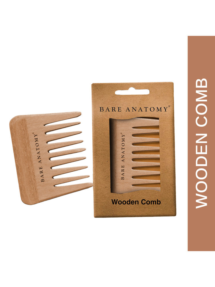 Bare Anatomy Wooden Hair Comb