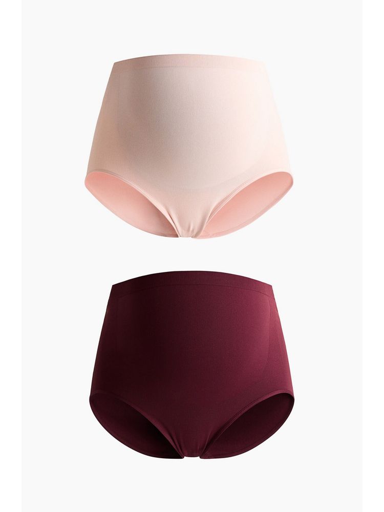H&M Women Red Mama 2-Pack Seamless Bump Support Briefs-picture-18