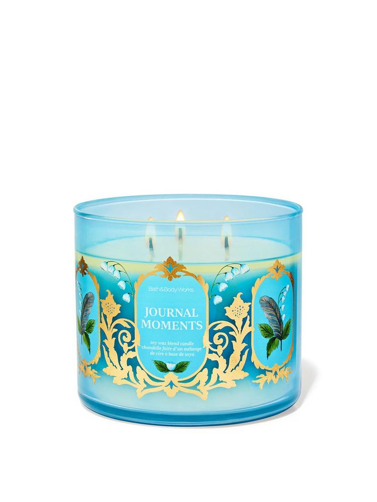 Bath & Body Works Journal Moments 3-Wick Candle