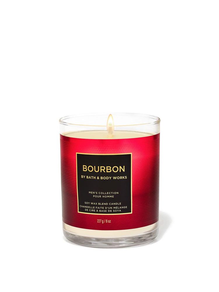 Bath & Body Works Bourbon Single Wick Candle