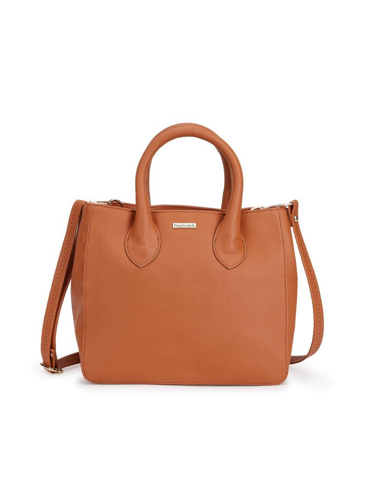 fastrack accessories Fastrack Women Tan Satchel Bag-picture-15