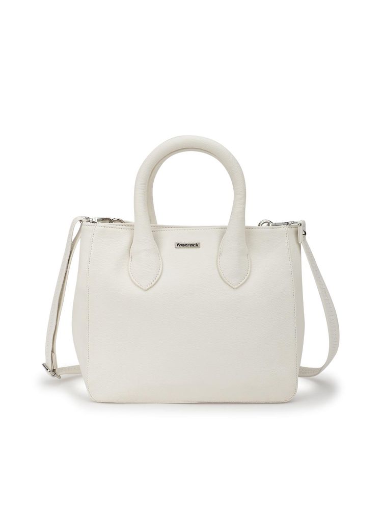 fastrack accessories Fastrack Women White Satchel Bag-picture-17