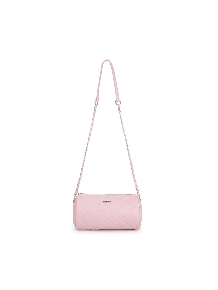 fastrack accessories Fastrack Pastel Pink Quilted Sling Bag-picture-29