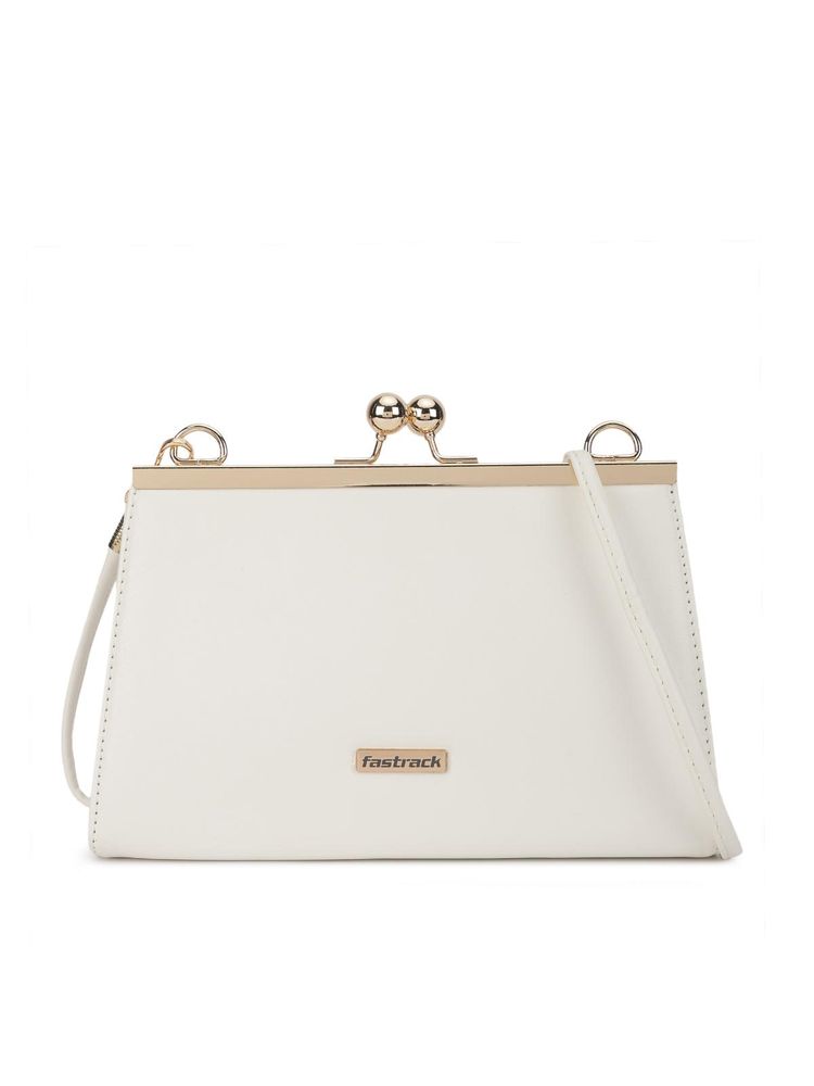 Fastrack White Plain Clutch-image-47
