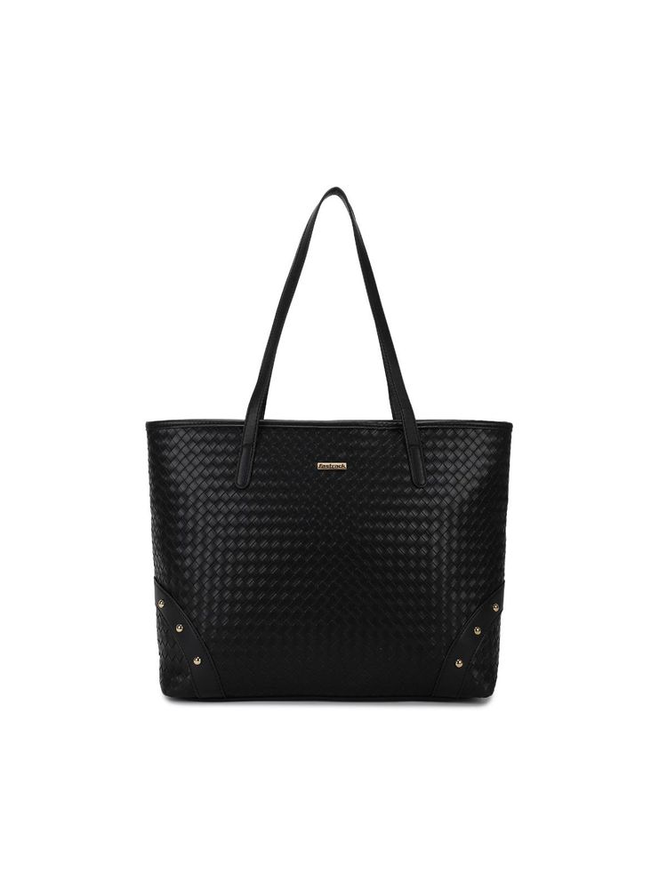 fastrack accessories Fastrack Black Textured Tote Bag-picture-15