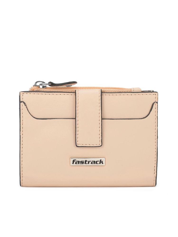 fastrack accessories Fastrack Beige Solid Wallet-picture-19