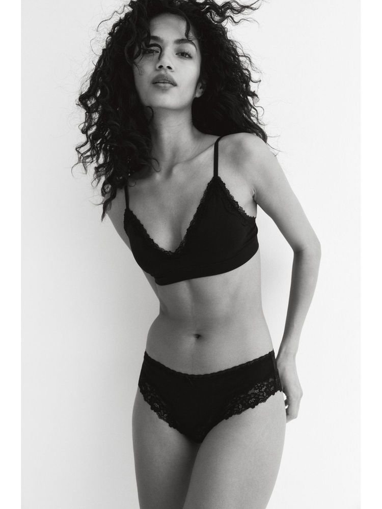 H&M 3-Pack Cotton And Lace Hipster Briefs-picture-11