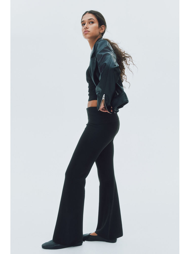 H&M Knitted Yoga Pants Black-picture-24