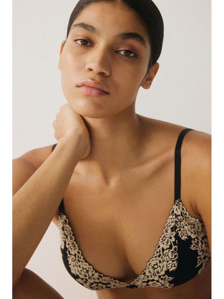 H&M Multi-Color Padded Soft Lace Bra-picture-29